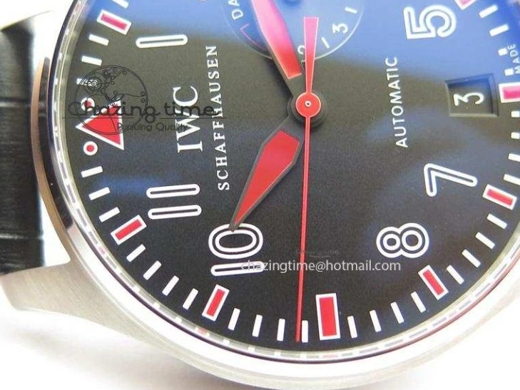 MIROTIME 0101 RelaxedFit Big Pilot Real PR IW500435 “Muhammad Ali” ZF Best Edition On Black Leather Strap A 7295